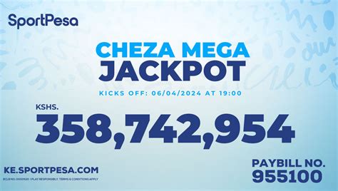 SportPesa Mega Jackpot now at 358 million.
